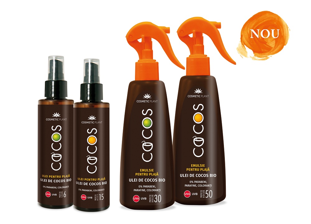 COCOS   Noua gama de plaja Cosmetic Plant cu ulei de cocos BIO, 0% parabeni   Blog Cosmetic Plant